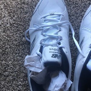 COPY - NEW BALANCE MX608V4W Men's Shoes  Extra wide White/Navy